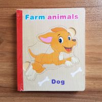 جورچین کتابی چوبی حیوانات مزرعه