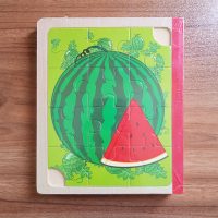 پازل کتابی چوبی هندوانه