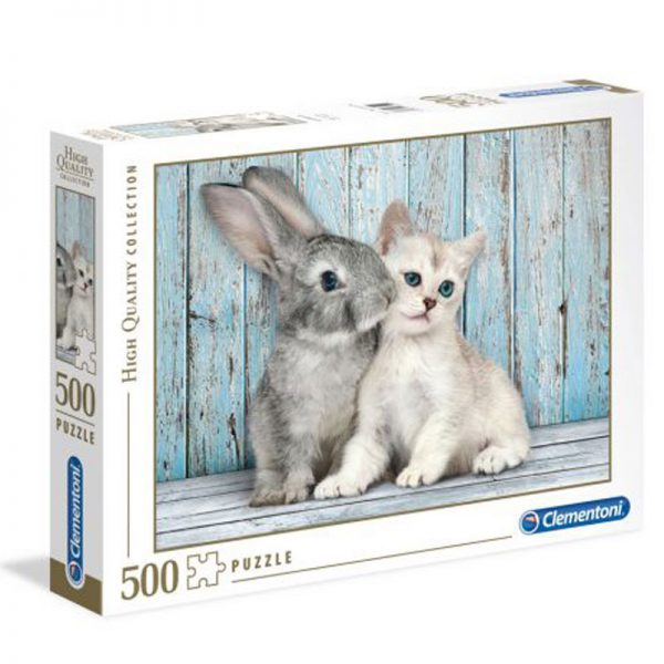 پازل ۵۰۰ تکه گربه و خرگوش