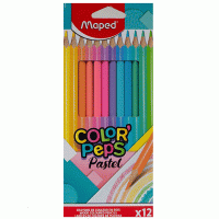 مداد رنگی 12 رنگ پاستلی مپد