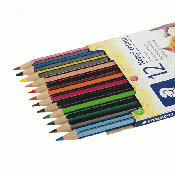 مداد رنگی ۱۲ رنگ وپکس استدلر