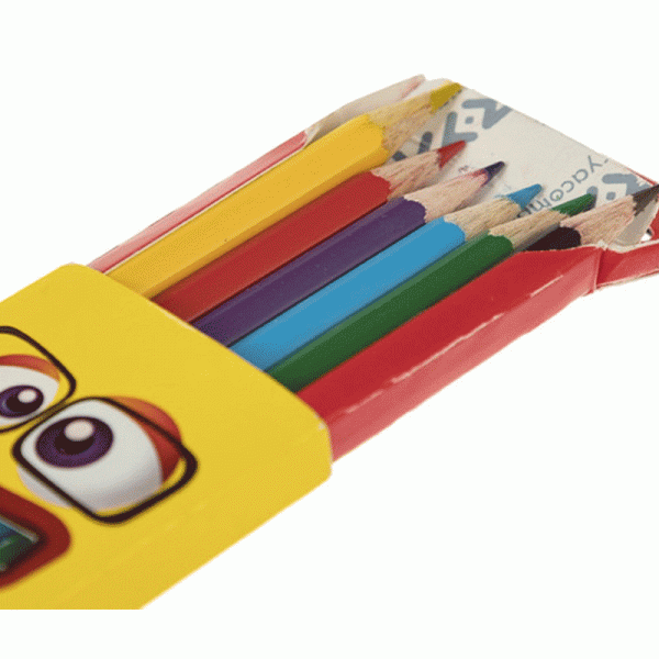 مداد رنگی 6 رنگ آریا2